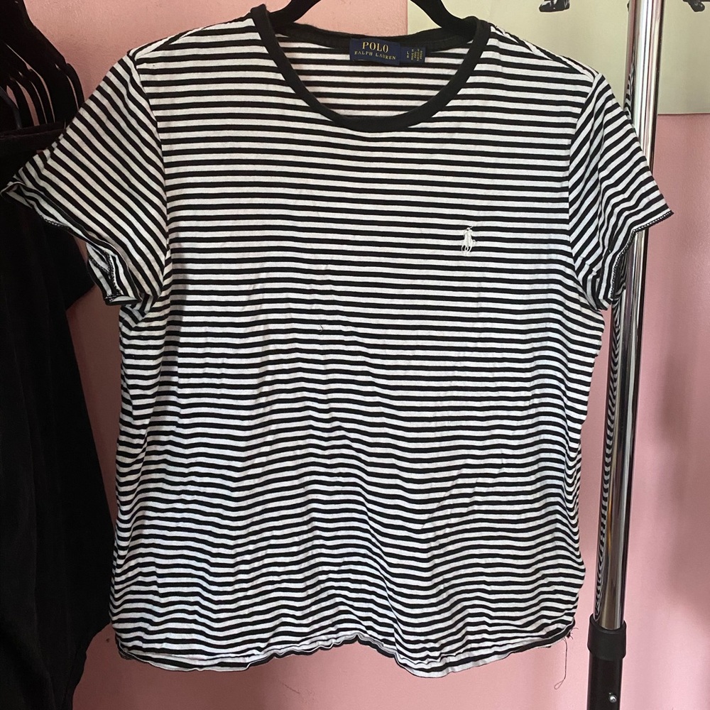 Short Sleeve Polo Ralph Lauren Striped shirt!